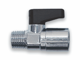 ASTUROMEC ВЕНТИЛЬ A311/2 мини конический шаровый M1/4"- F1/8"
