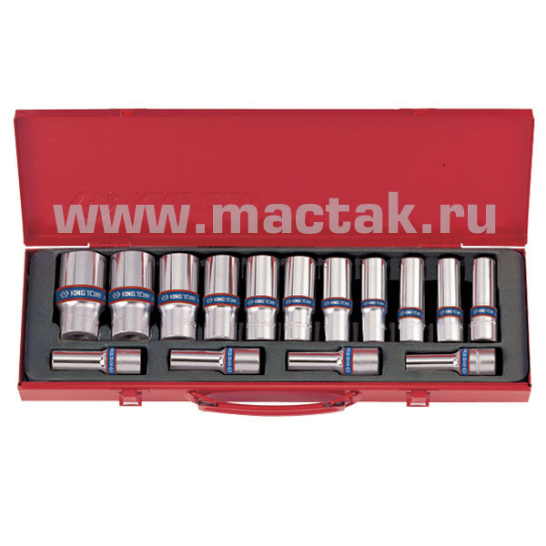 1/2” комплект  глубоких  торцевых головок 4315MR