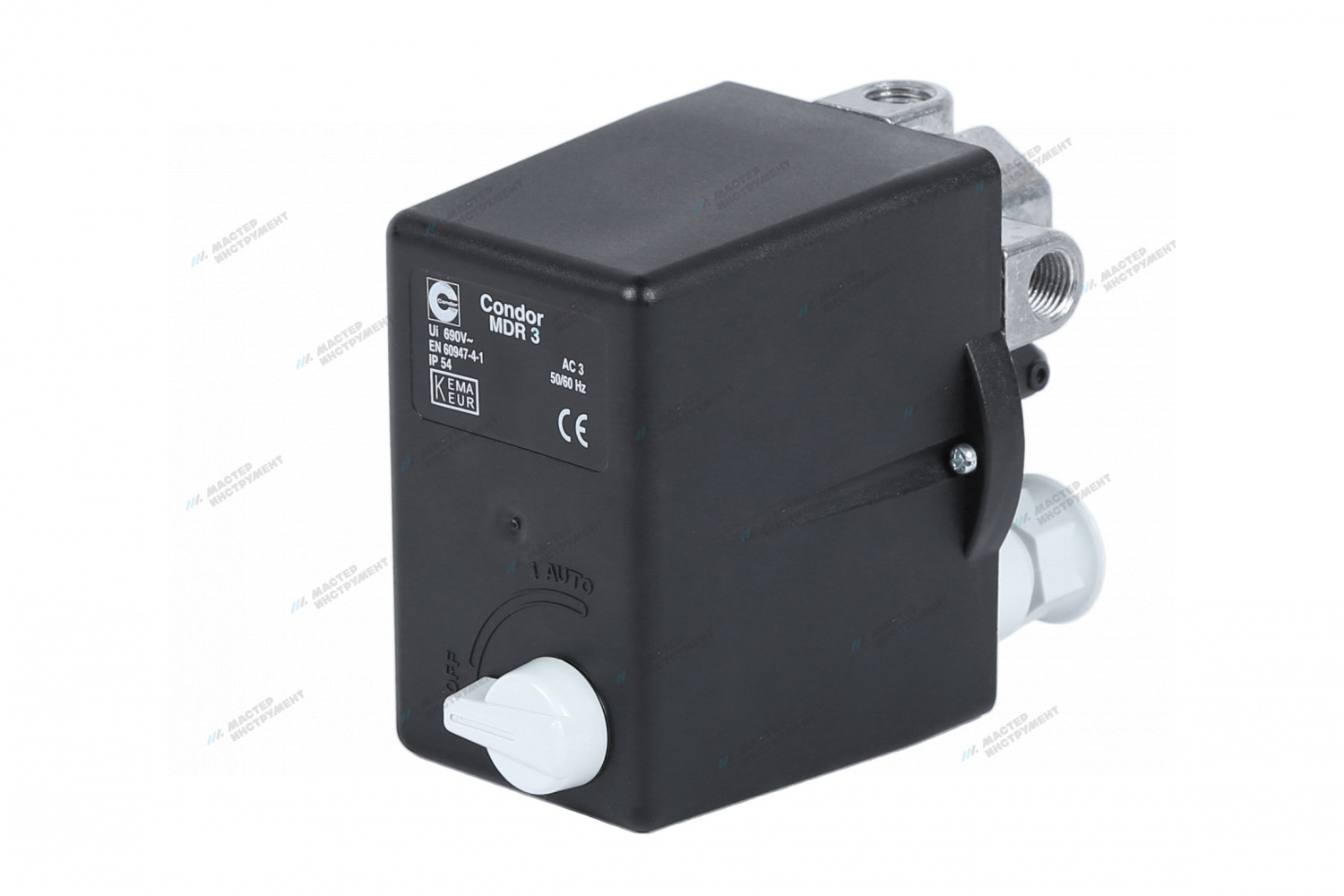 Реле давления Condor MDR3/16 3х1/4F+1х3/8F, 24 А, 380 В CONDOR 4996162493